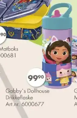Sparkjøp Gabby's Dollhouse Drikkeflaske tilbud