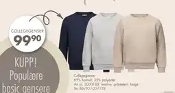 Sparkjøp Collegegenser tilbud