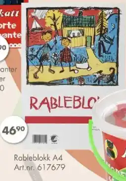 Sparkjøp Rableblokk A4 tilbud