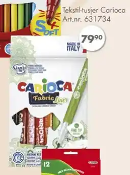 Sparkjøp Tekstil-tusjer Carioca tilbud