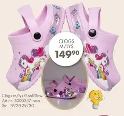 Sparkjøp Clogs m/lys GoalGlow tilbud