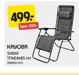 Jula KAYOBA Solstol 111x64x85 cm tilbud