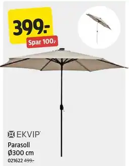 Jula Parasoll Ø300 cm tilbud