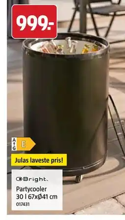 Jula Bright Partycooler 30 l 67xØ41 cm tilbud