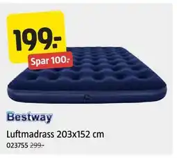 Jula Luftmadrass 203x152 cm tilbud