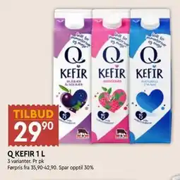 Coop Mega Q KEFIR 1 L tilbud