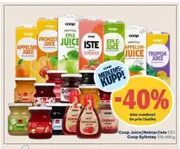 Coop Mega Coop Juice/Nektar/Iste tilbud