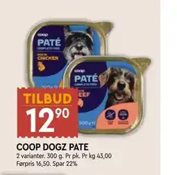 Coop Mega COOP DOGZ PATE tilbud