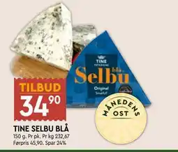 Coop Mega TINE SELBU BLÅ tilbud