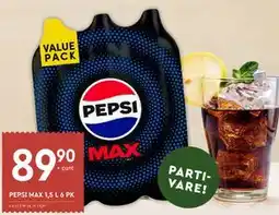 Coop Mega PEPSI MAX 1,5 L 6 PK tilbud
