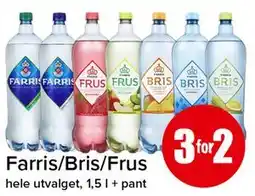 Spar Farris/Bris/Frus tilbud