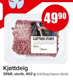 Spar Kjøttdeig tilbud