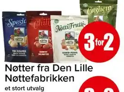 Spar Nøtter fra Den Lille Nøttefabrikken tilbud