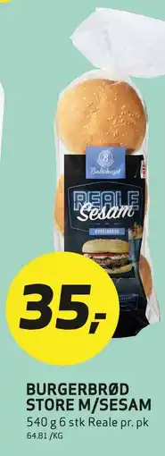 Bunnpris BURGERBRØD tilbud
