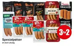 Spar Spesialpølser tilbud