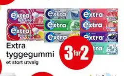 Spar Extra tyggegummi tilbud