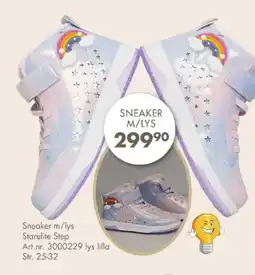 Sparkjøp Sneaker m/lys Starelite Step tilbud
