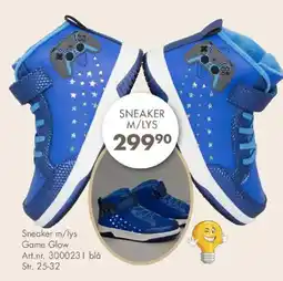 Sparkjøp Sneaker m/lys Game Glow tilbud