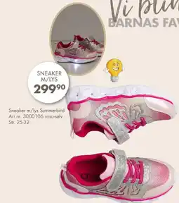 Sparkjøp Sneaker m/lys Summerbird tilbud