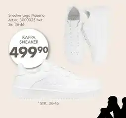 Sparkjøp Sneaker Logo Maserta Art.nr. 3000025 hvit tilbud