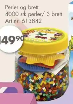 Sparkjøp Perler og brett tilbud