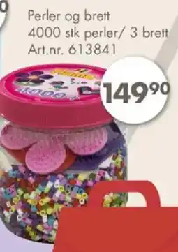 Sparkjøp 13999 Perler og brett tilbud