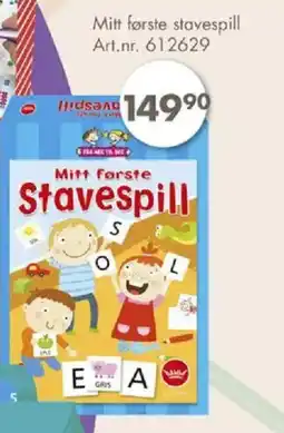 Sparkjøp Mitt første stavespill tilbud