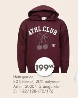 Sparkjøp Hettegenser tilbud