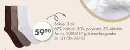 Sparkjøp Sokker 3 pk tilbud