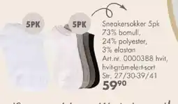Sparkjøp Sneakersokker 5pk tilbud