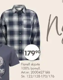 Sparkjøp Flanell skjorte tilbud