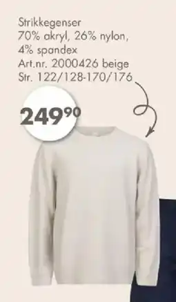 Sparkjøp Strikkegenser tilbud