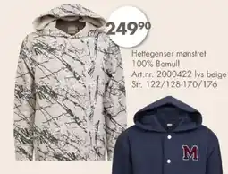 Sparkjøp Hettegenser mønstret tilbud
