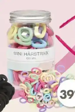 Sparkjøp Mini hårstrikk i krukke - small hårstrikker tilbud