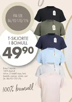 Sparkjøp Enkel T-skjorte tilbud