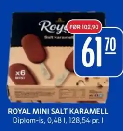Rema 1000 Royal mini salt karamell tilbud