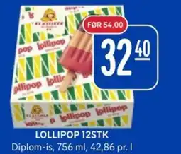 Rema 1000 Lollipop 12stk tilbud