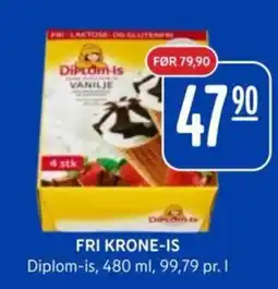 Rema 1000 Fri krone-is tilbud