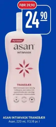 Rema 1000 Asan intimvask tranebær tilbud