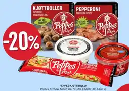 Rema 1000 Peppes kjøttboller tilbud