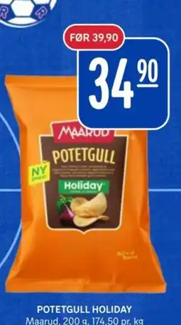 Rema 1000 Potetgull holiday tilbud