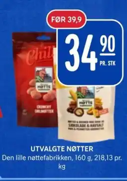 Rema 1000 Utvalgte nøtter tilbud