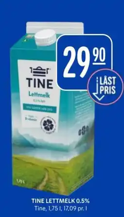 Rema 1000 Tine lettmelk 0.5% tilbud