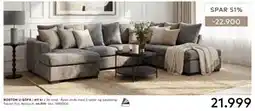 Skeidar BOSTON U-SOFA tilbud
