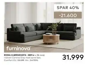 ROMA HJØRNESOFA