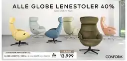 Skeidar GLOBE LENESTOL tilbud