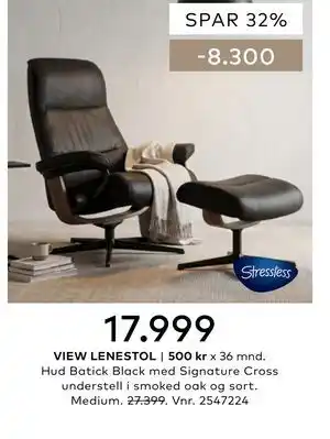 Skeidar VIEW LENESTOL tilbud