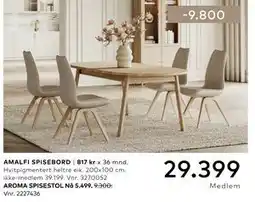 Skeidar AMALFI SPISEBORD tilbud