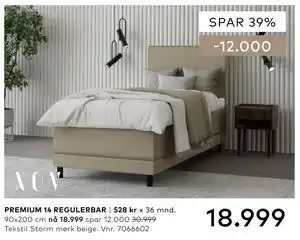Skeidar PREMIUM 14 REGULERBAR tilbud