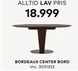 Skeidar BORDEAUX CENTER BORD tilbud